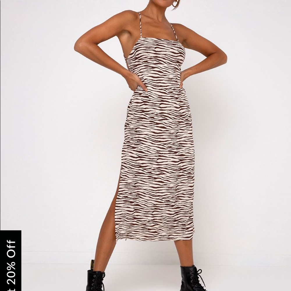 Never worn MOTEL ROCKS Easy Tiger Dress